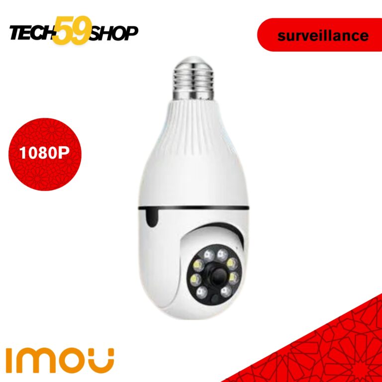 Caméra Ampoule WiFi 1080P | Vision 360° Panoramique