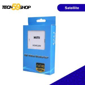 Mini HDMI2AV Up Scaler 1080P | Convertisseur HDMI vers RCA Composite