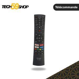 Télécommande TV de remplacement compatible (LIFEMAX smart)