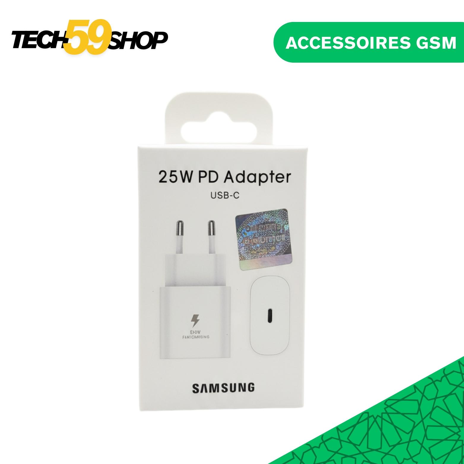 Chargeur Samsung 25W PD | Super Fast Charging | USB-C (Copie)