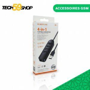 Borofone DH6 Hub 4-en-1 USB