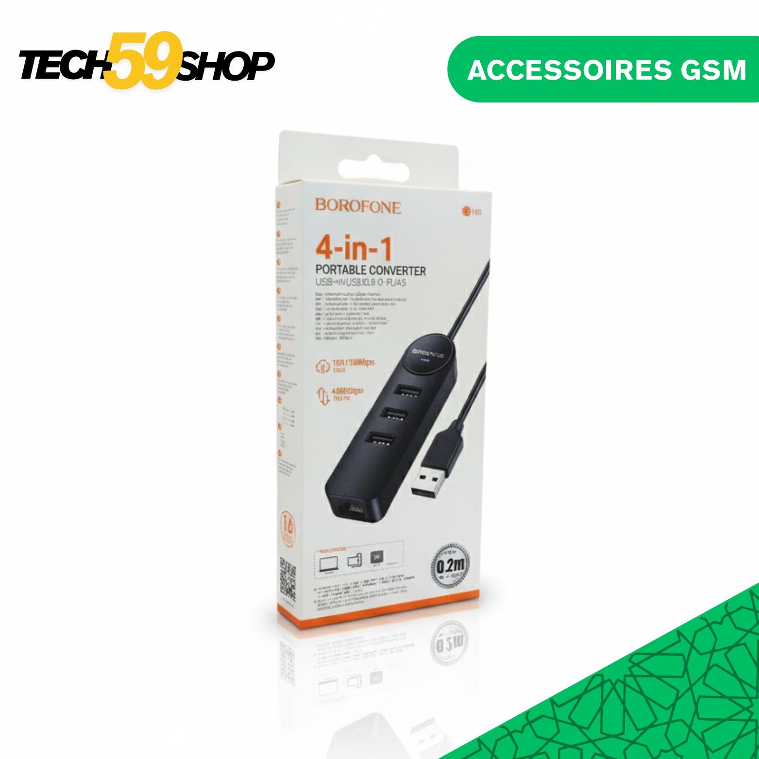 borofone-dh6-hub-4-en-1-usb