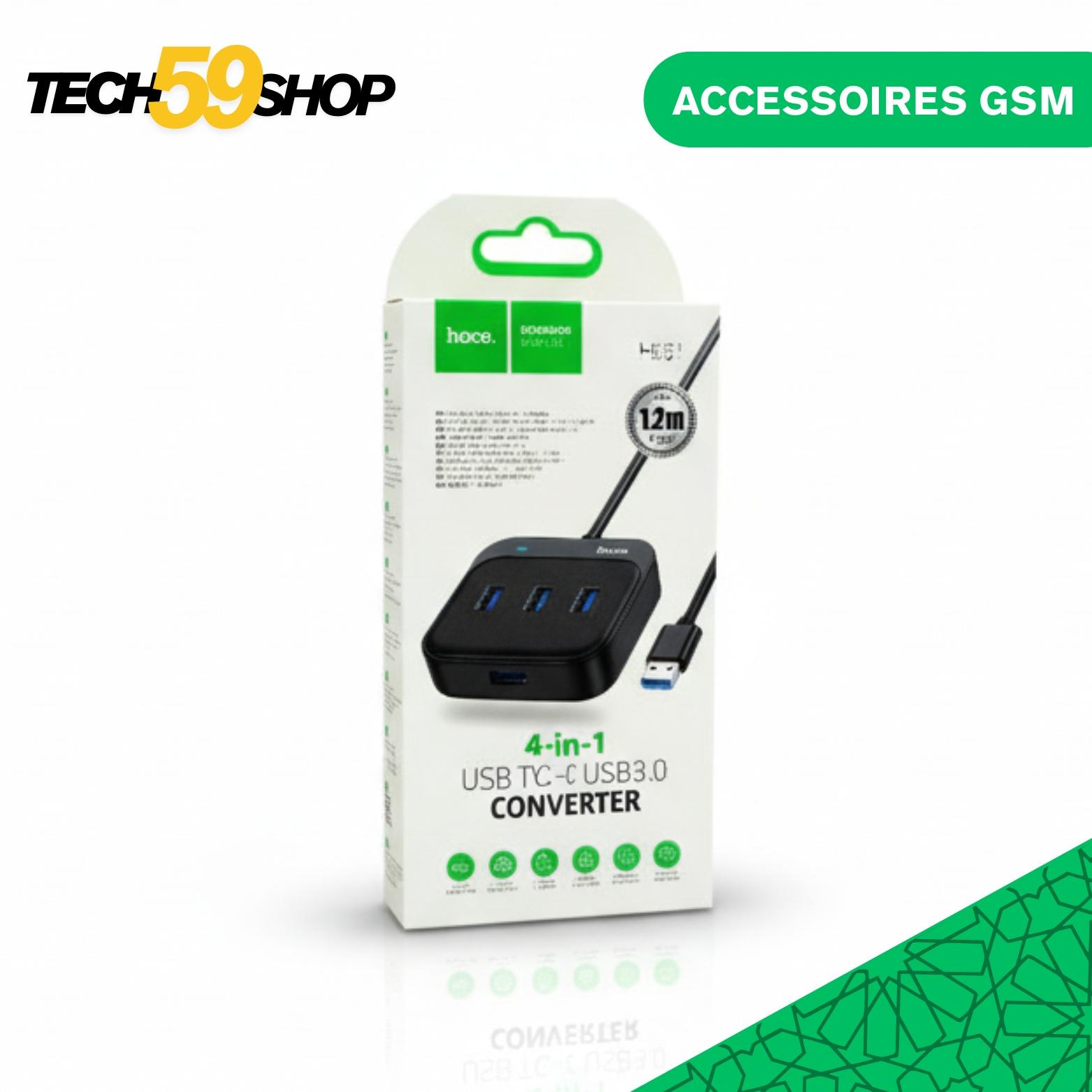 hoco-hb31-hub-4-en-1-usb-vers-usb-3-0